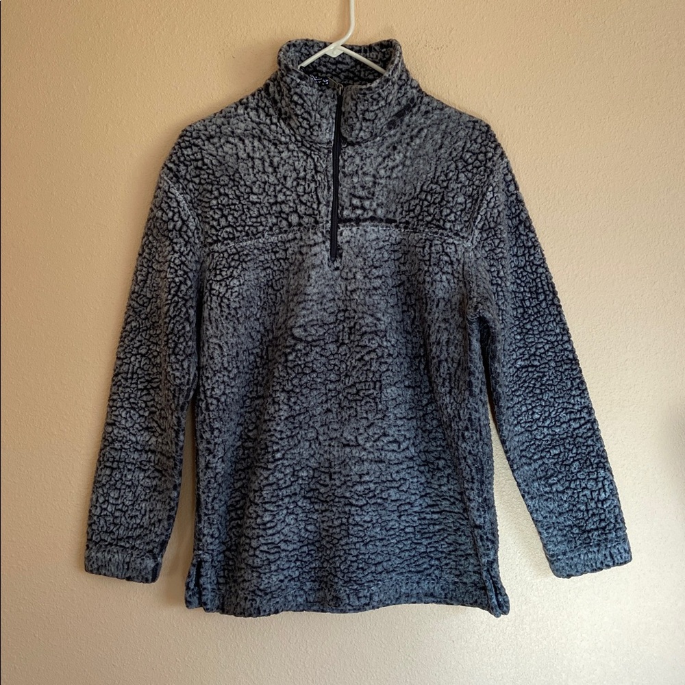 Women’s Boxercraft Quarter Zip Pullover Fuzzy Sherpa, Size Medium